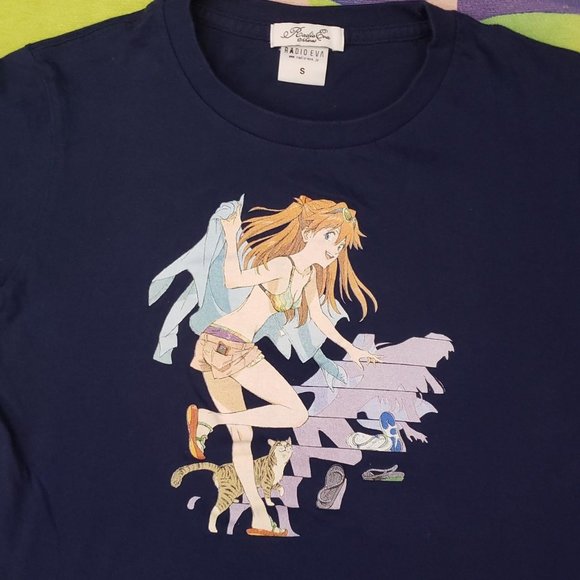 Neon Genesis Evangelion Radio Eva Anime Shirt - Picture 2 of 4